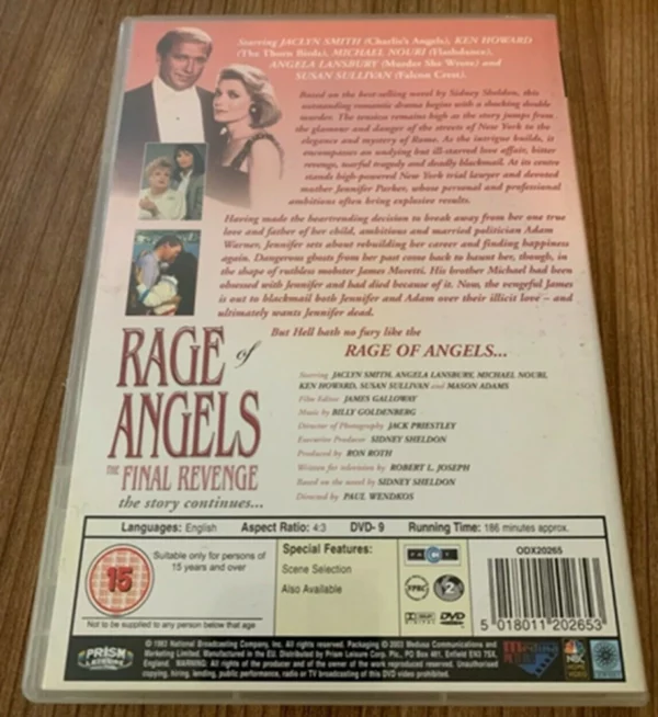 Sidney Sheldon: Race of Angels the Final Revenge Jaclyn Smith 2003 DVD