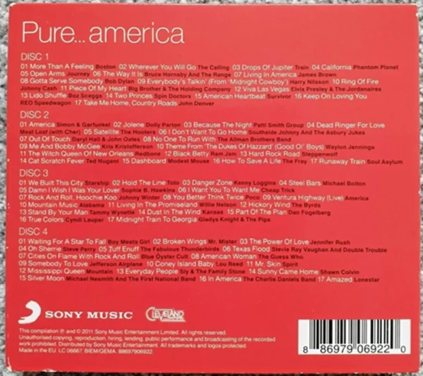 Pure... America Various Artists 2011 CD Top-quality Free UK shipping