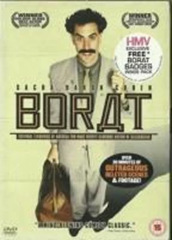 BORAT Sacha Baron Cohen 2006 New DVD Top-quality Free UK shipping