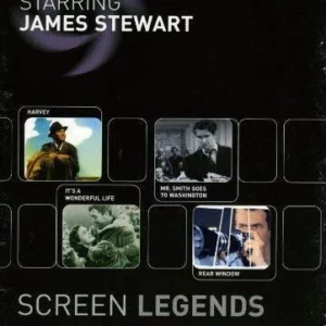 Screen Legends: James Stewart Grace Kelly 2008 DVD Top-quality Free UK shipping