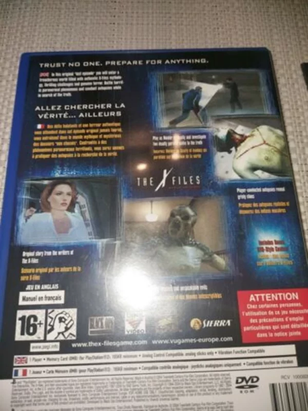 X-Files: Resist Or Serve Sony PlayStation 2 2004 Top-quality Free UK shipping