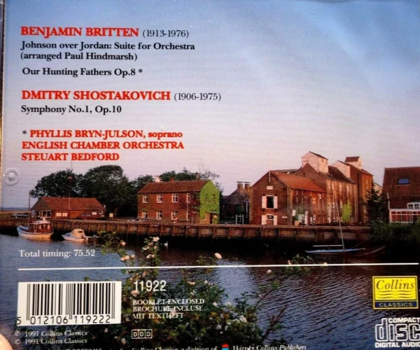 Our Hunting Fathers English Chamber Orchestra - Steuart Bedford 1991 CD