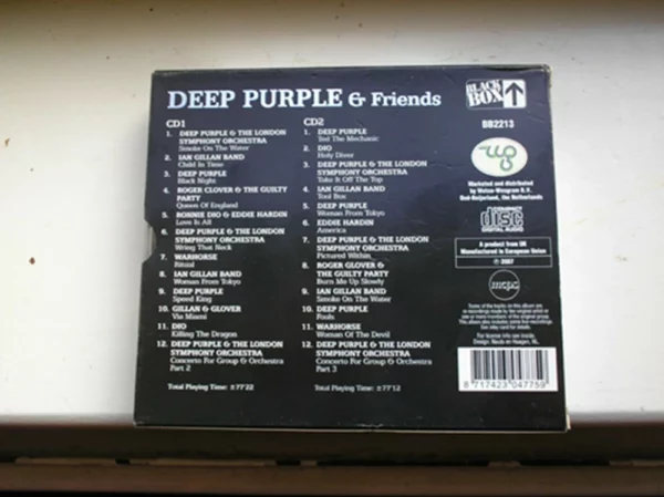 Deep Purple and Friends Deep Purple 2007 CD Top-quality Free UK shipping