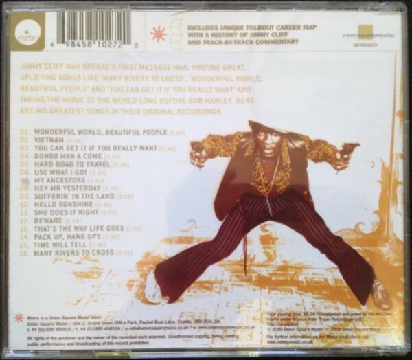 The Messenger Jimmy Cliff 2000 CD Top-quality Free UK shipping