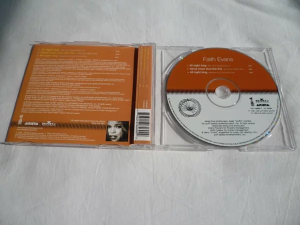 Faith Evans All Night Long Faith Evans CD Top-quality Free UK shipping