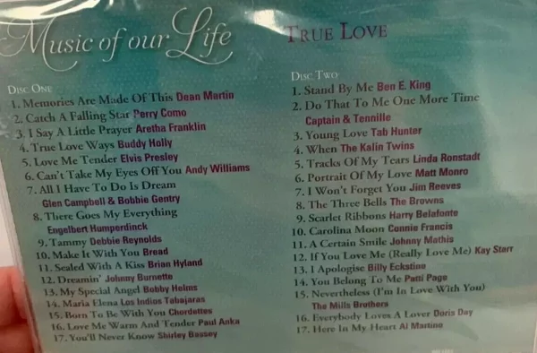 MUSIC OF OUR LIFE....TRUE LOVE.. Various 2012 CD Top-quality Free UK shipping