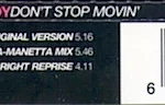 Don't Stop Movin' Livin' Joy CD Top-quality Free UK shipping