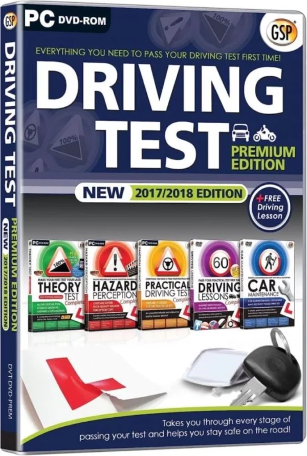 GSP Driving Test Deluxe 2017/2018 PC 2015 New Top-quality Free UK shipping