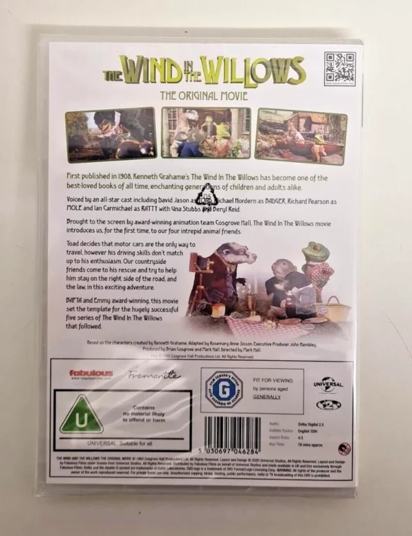 The Wind in the Willows 2020 New DVD Top-quality Free UK shipping