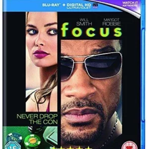 Focus Will Smith 2015 Blu-ray Top-quality Free UK shipping