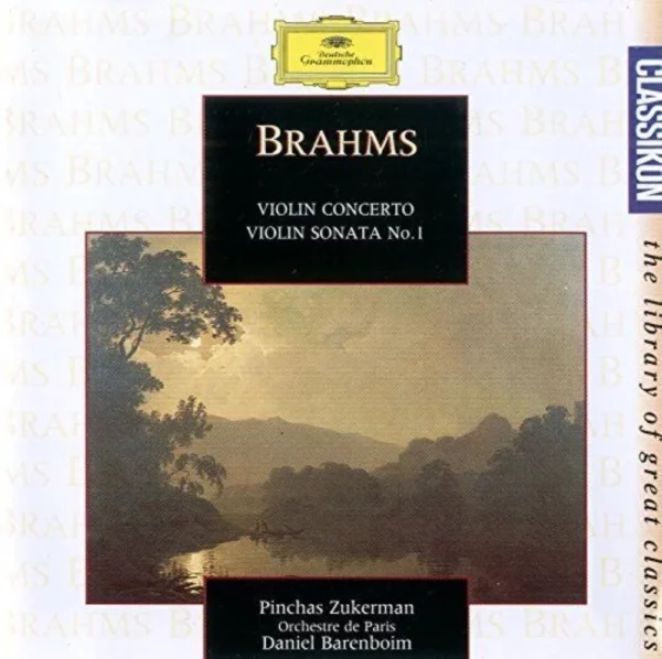 Brahms: Violin Concerto / Violin Sonata, No.1 Daniel Barenboim, Pinchas Hukerman