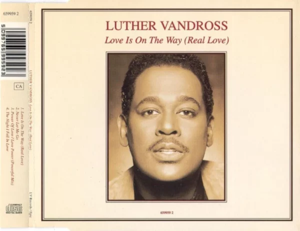 Love Is On the Way (Real Love) Luther Vandross 1993 CD Top-quality