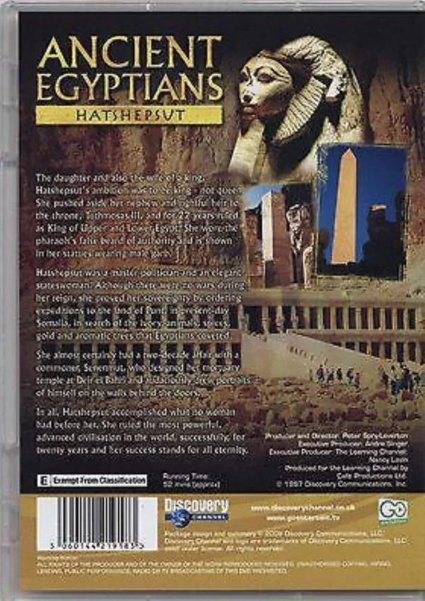 Ancient Egyptians: Hatshepsut 2012 DVD Top-quality Free UK shipping