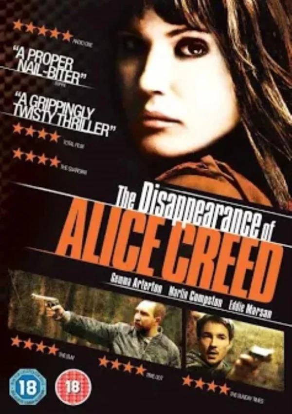 The Disappearance of Alice Creed Gemma Arterton DVD Top-quality