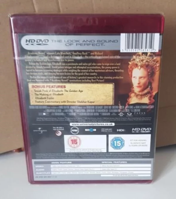 Elizabeth 2007 DVD Top-quality Free UK shipping