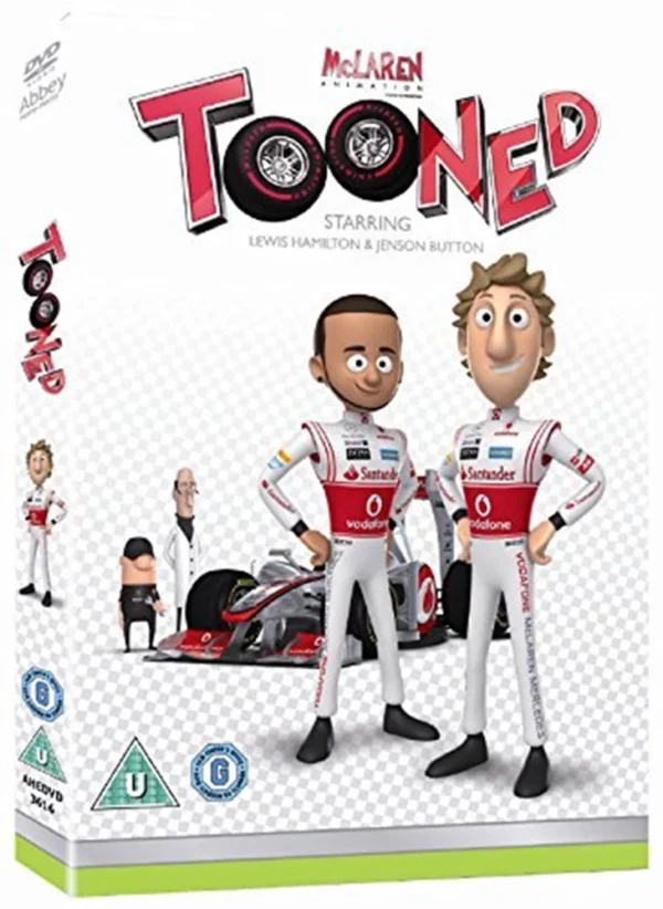 McLaren - Tooned Lewis Hamilton 2012 DVD Top-quality Free UK shipping