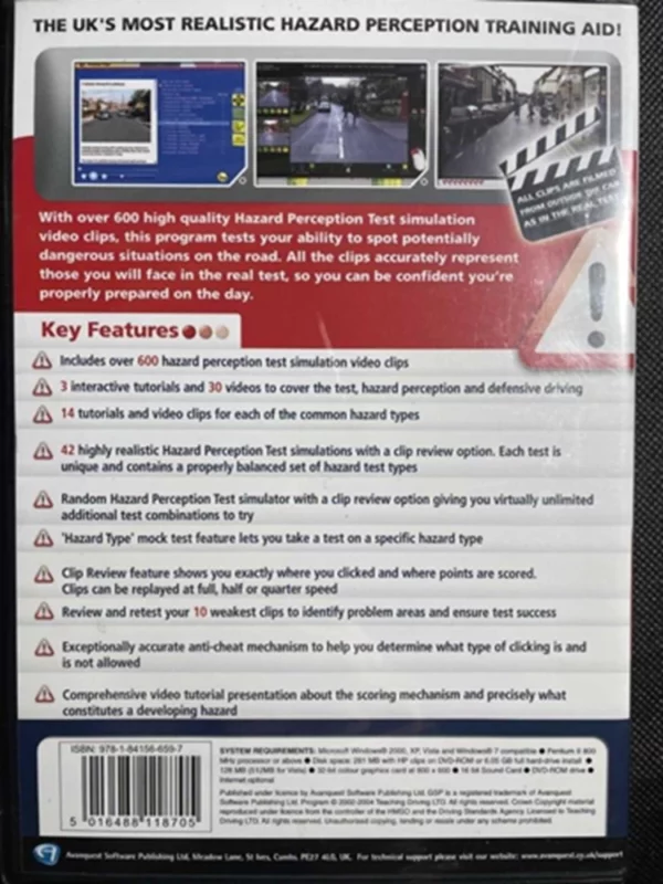 Hazard Perception Windows XP 2004 Top-quality Free UK shipping