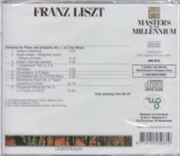 Liebestraum Franz Liszt 1995 New CD Top-quality Free UK shipping