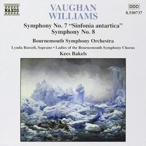 Vaughan Williams: Symphonies Nos. 7 "Sinfonia antartica" & 8 1998 CD Top-quality