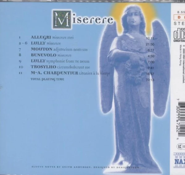 Miserere Various Artists 2002 CD Top-quality Free UK shipping