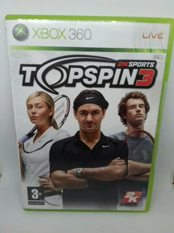 Topspin 3 Microsoft Xbox 360 2006 Top-quality Free UK shipping