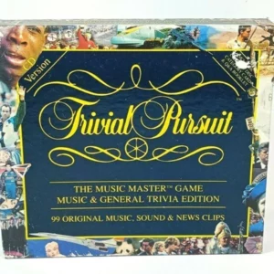 The music master game" Music and General Trivia Trivial Pursuit 1994 CD