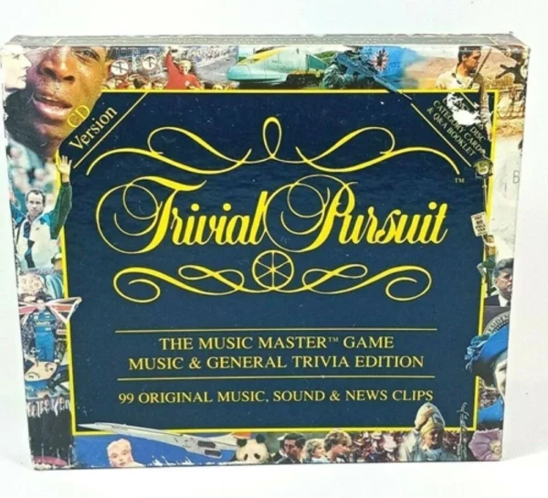 The music master game" Music and General Trivia Trivial Pursuit 1994 CD