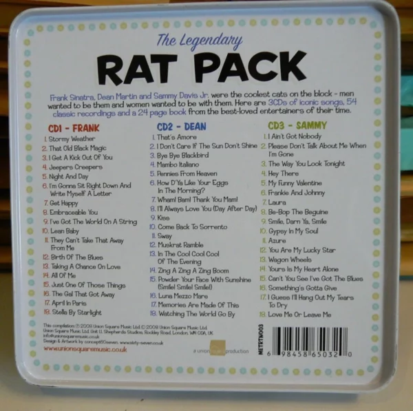 The Legendary Rat Pack, A Night On The Town The Legendary Rat Pack 2008 CD