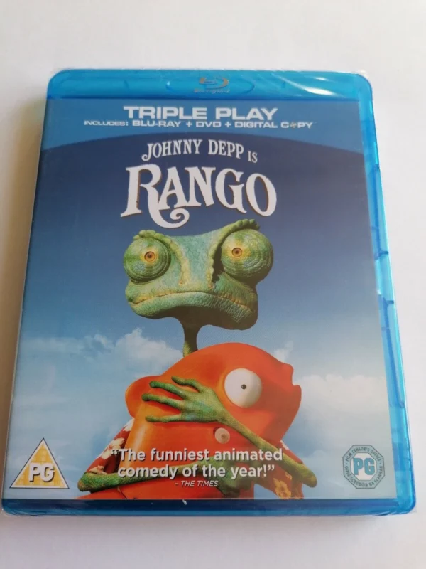 Rango Johnny Depp 2011 Blu-ray Top-quality Free UK shipping