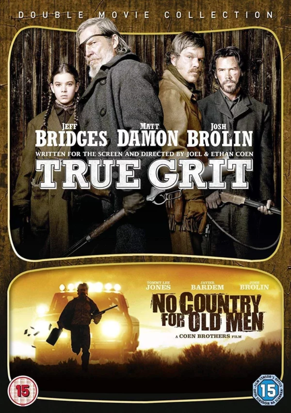 True Grit / No Country for Old Men Jeff Bridges 2011 DVD Top-quality