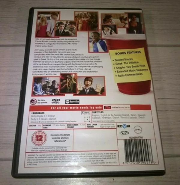 Greek: Chapter One variuos DVD Top-quality Free UK shipping