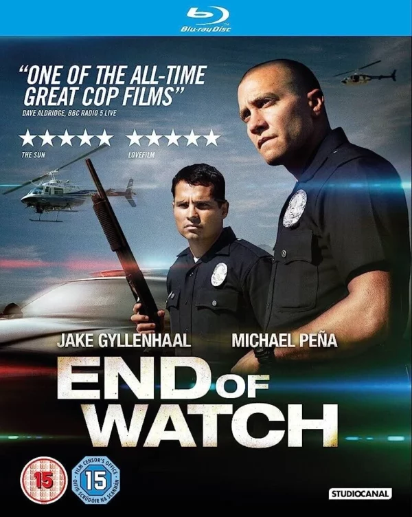 End Of Watch Jake Gyllenhaal 2013 Blu-ray Top-quality Free UK shipping