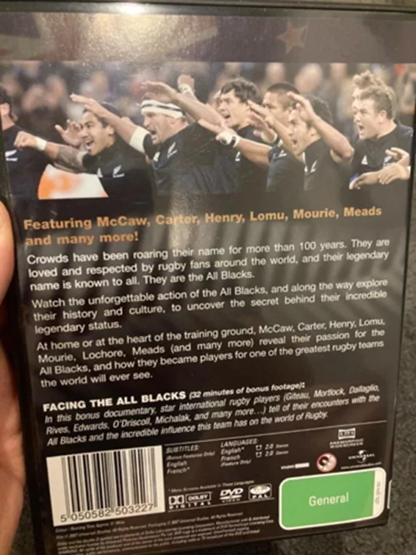 Inside The All Blacks 2007 DVD Top-quality Free UK shipping