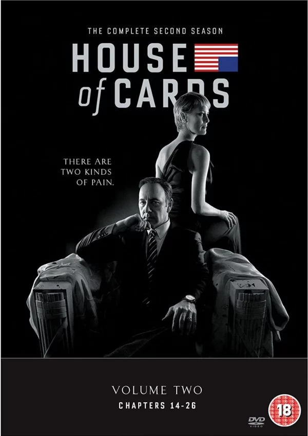 House Of Cards Season 1 & 2 2014 DVD Top-quality Free UK shipping