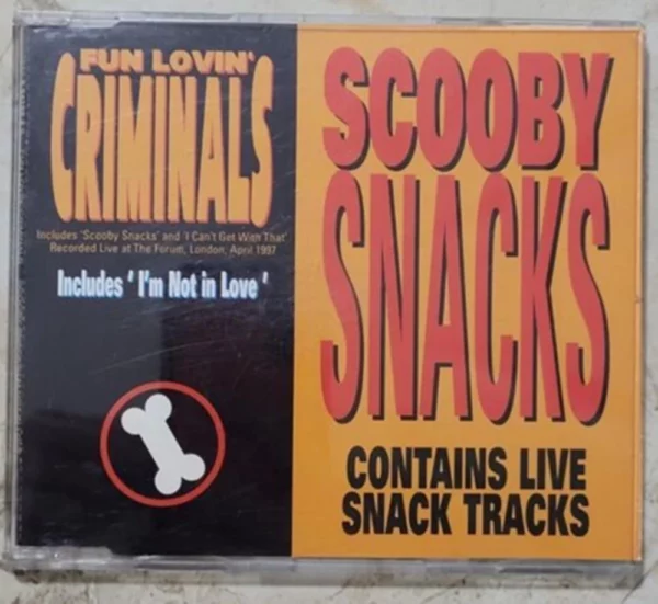 Scooby Snacks/I'm Not in Love Fun Lovin Criminals 1997 CD Top-quality