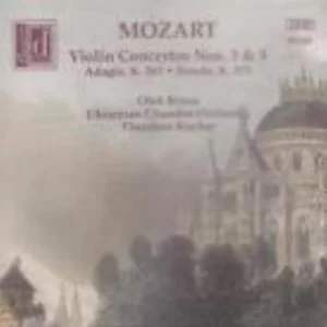 Violin Concertos Nos. 3 & 5 Mozart 1994 CD Top-quality Free UK shipping