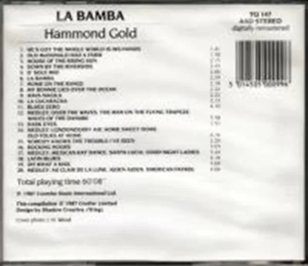 Various - La Bamba Hammond Gold Various 1987 CD Top-quality Free UK shipping