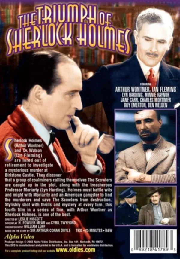 Sherlock Holmes - The Triumph Ian Fleming 2003 New DVD Top-quality