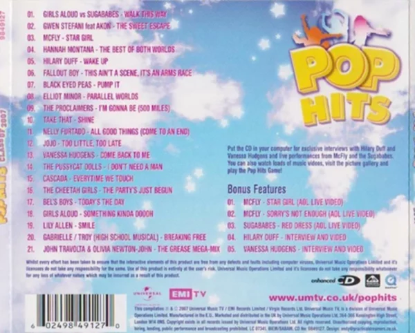 Pop Hits: Class Of 2007 Various Artists 2007 CD Top-quality Free UK shipping