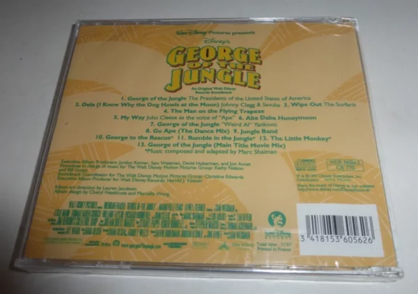 George of the Jungle Various Artists 1997 CD Top-quality Free UK shipping