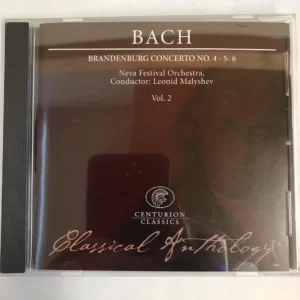 Brandenburg Concerto No.4-5-6 Vol.2 Sebastian Bach CD Top-quality