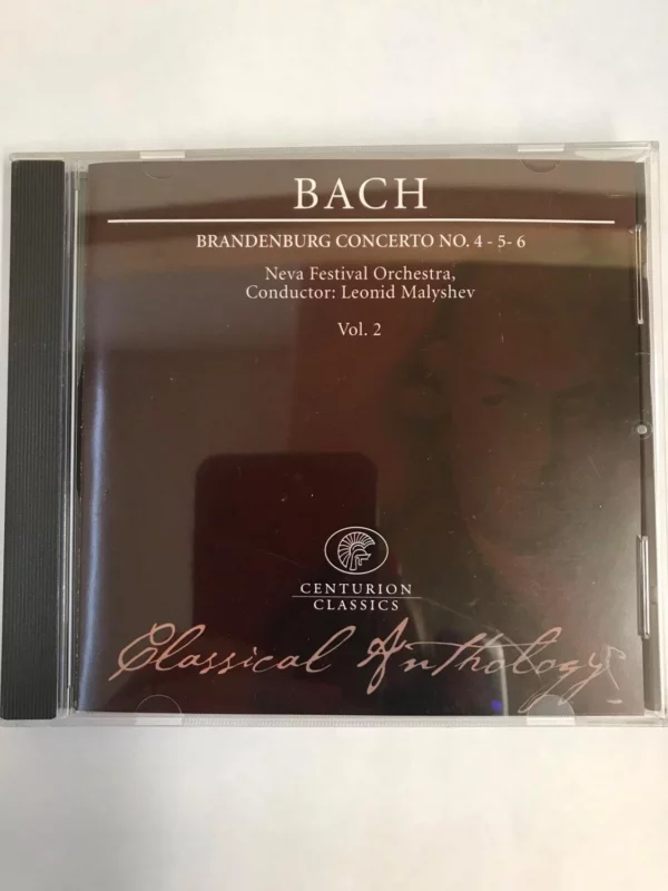 Brandenburg Concerto No.4-5-6 Vol.2 Sebastian Bach CD Top-quality