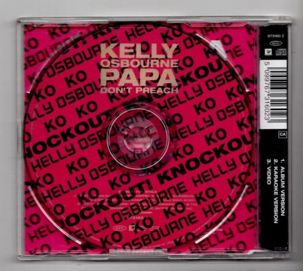 Papa Don't Preach Kelly Osbourne 2002 CD Top-quality Free UK shipping