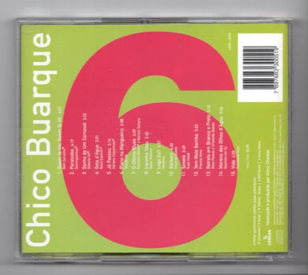 Chico Buarque Songbook 6 Various CD Top-quality Free UK shipping