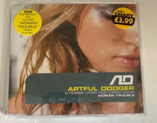 Woman Trouble Artful Dodger & Robbie Craig Featuring Craig David 2000 CD