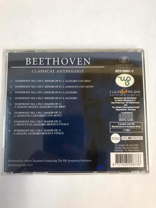 Beethoven - Symphony No 1 in C Major, OP. 21 Beethoven 2004 CD Top-quality