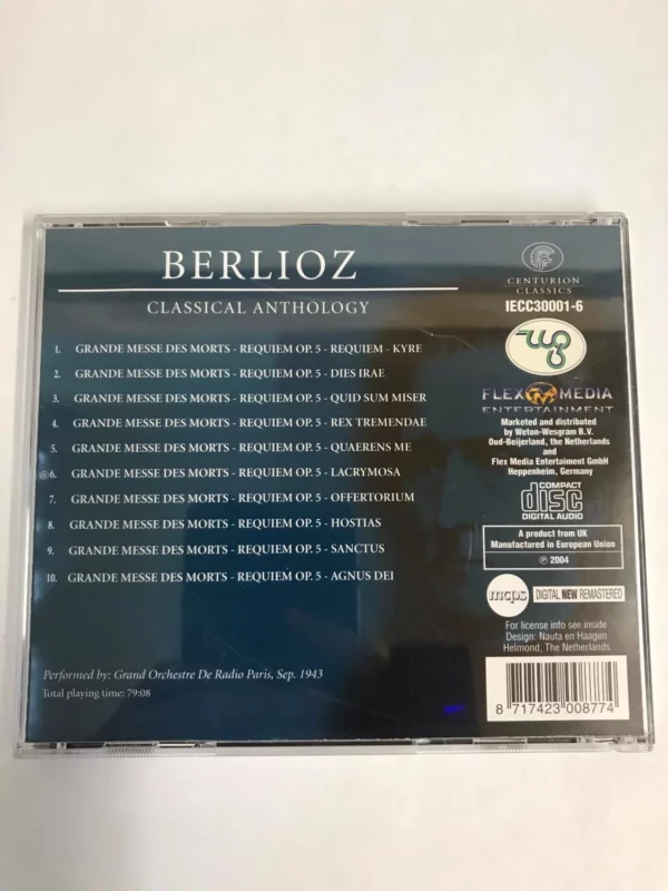 Grande Messe Des Morts-Requim Op.5 Berlioz 2004 CD Top-quality Free UK shipping