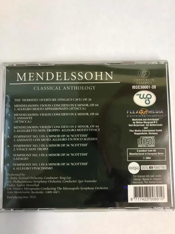 The Hebrides overtune Symphony No.3 in a Minor Op.56 Scottish Mendelssohn 2004