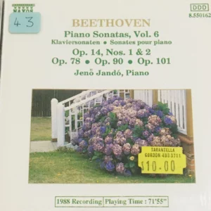 Beethoven: Piano Sonatas Vol 6 Beethoven 1988 CD Top-quality Free UK shipping