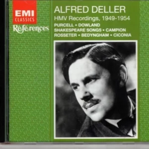 HMV Recordings, 1949-1954 Alfred Deller 1995 CD Top-quality Free UK shipping